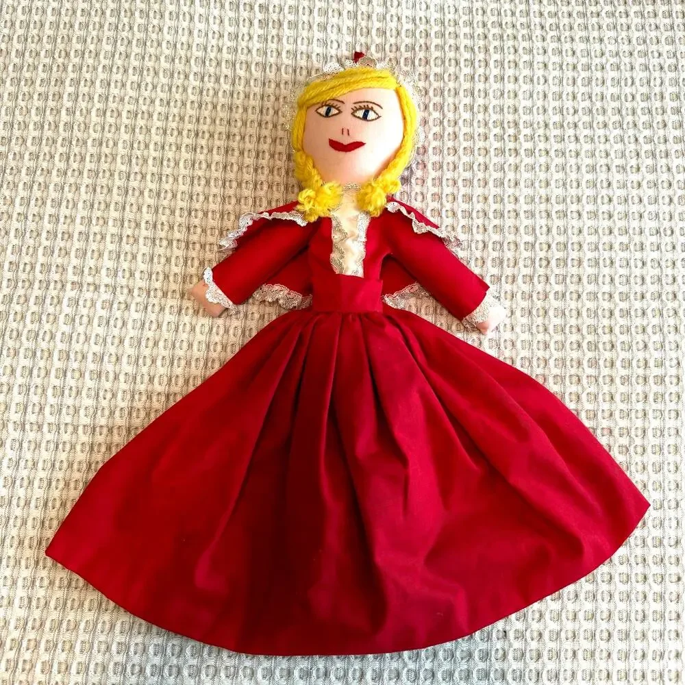Handmade Little Red Riding Hood Topsy Turvy Doll Pretend Play StoryTime Library